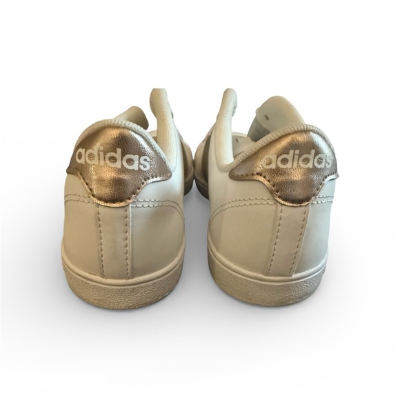 Adidas White and Rose Gold Sneakers - Picture 4 of 5